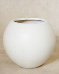 Extra Large Fibrestone Round Pot — Cream