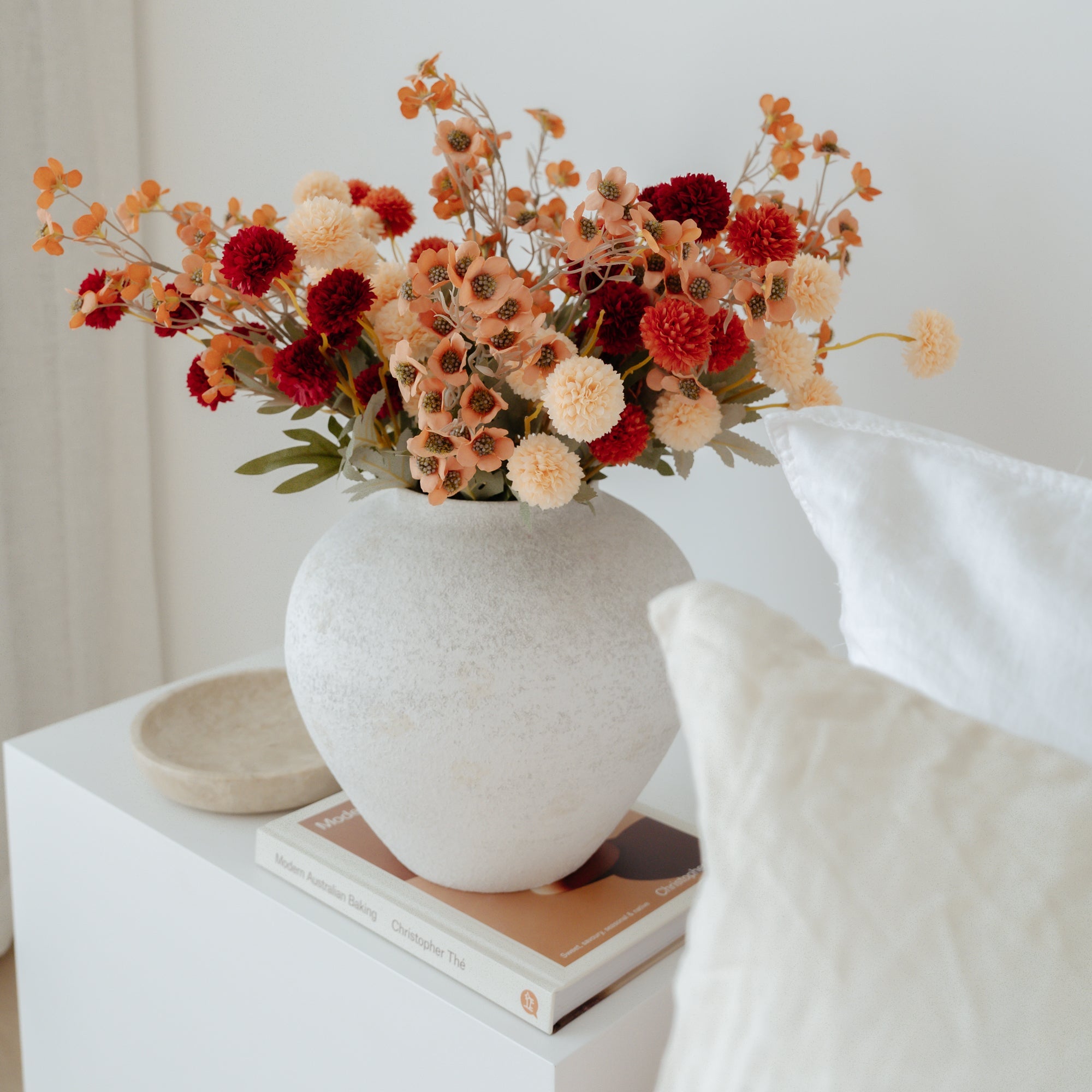 Faux Assorted and Wild Flower Arrangement