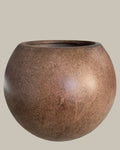 Extra Large Fibrestone Round Pot — Brown