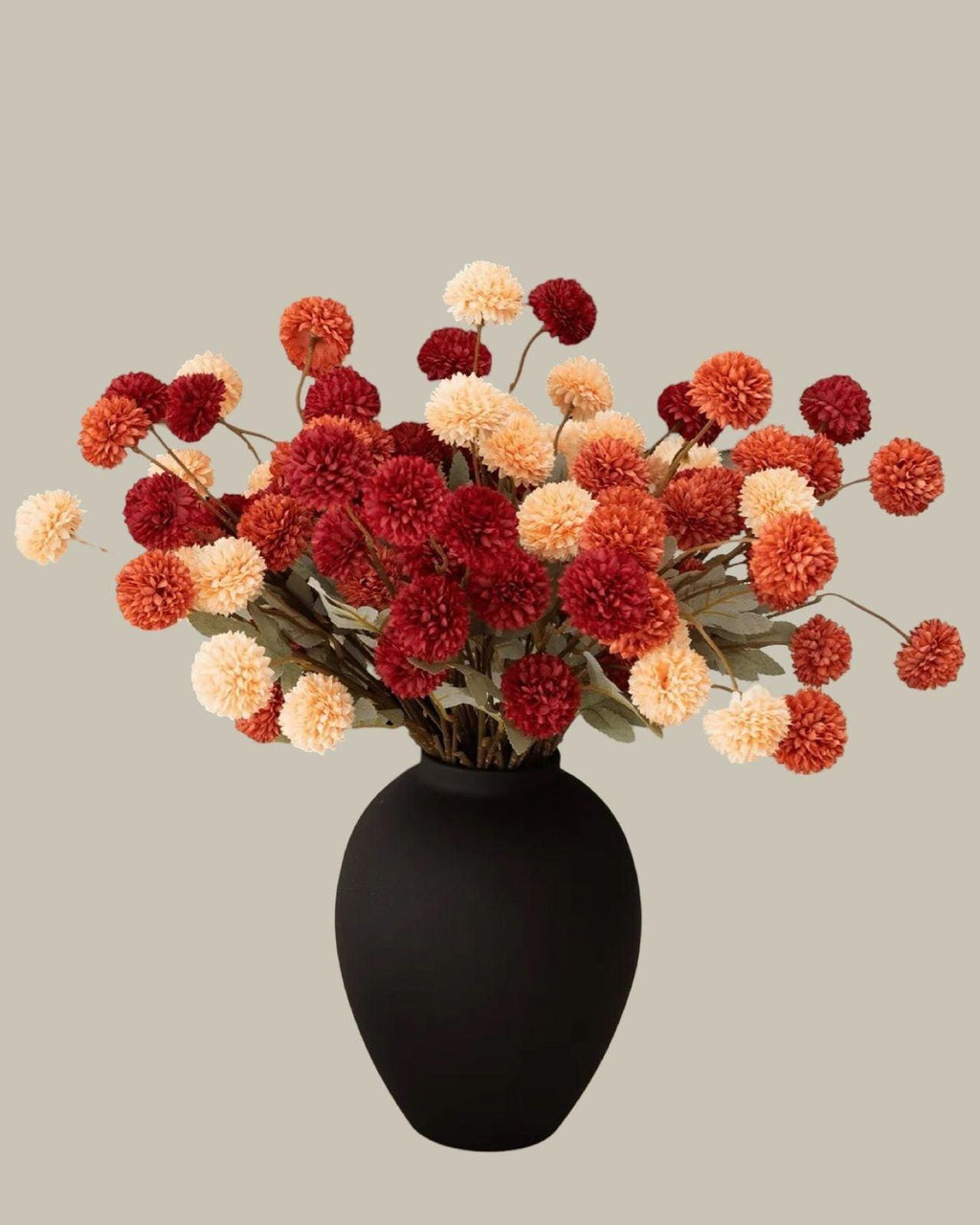 Faux Kiku Flower Stems - Assorted Bouquet