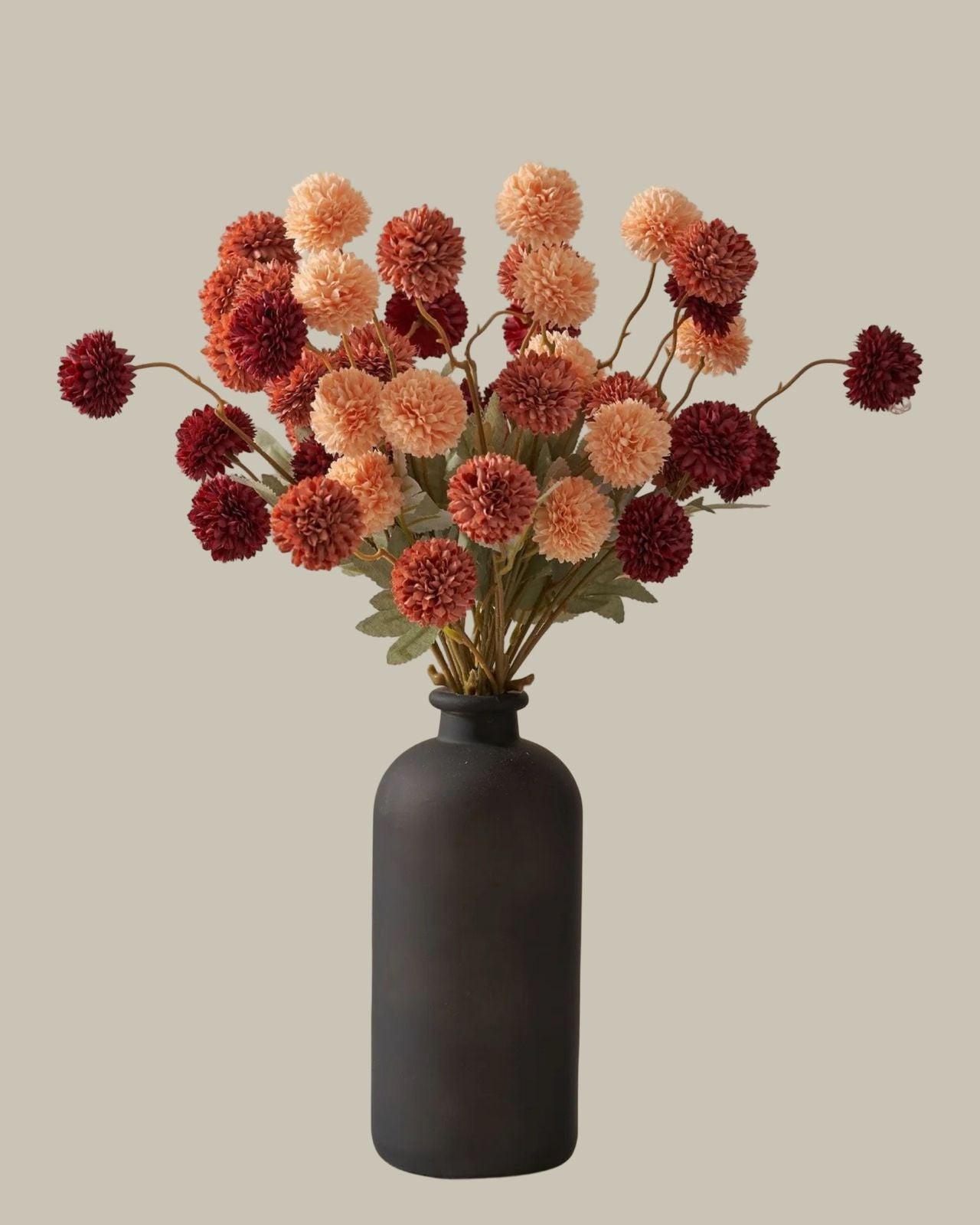 Faux Kiku Flower Stems - Assorted Bouquet