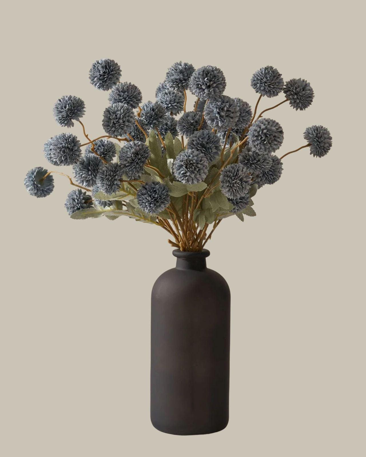 Faux Kiku Flower Stems - Livid