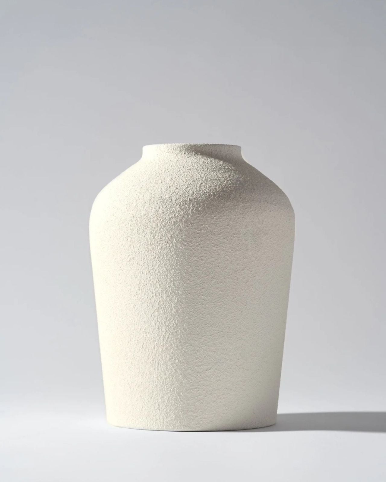 White Iron Vase